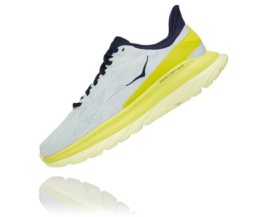 Chaussure Running Hoka One One Mach 4 Femme - Blanche - GTJ-658710